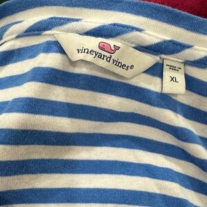 Vineyard Vines Classic Blue and White Tee